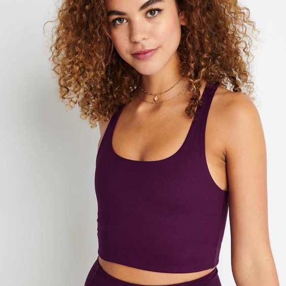 girlfriend collective Other - Girlfriend Collective Plum Paloma Bra XS